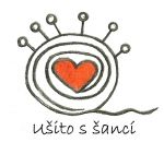 Logo šicí dílny Ušito s šancí